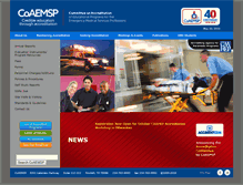 Tablet Screenshot of coaemsp.org